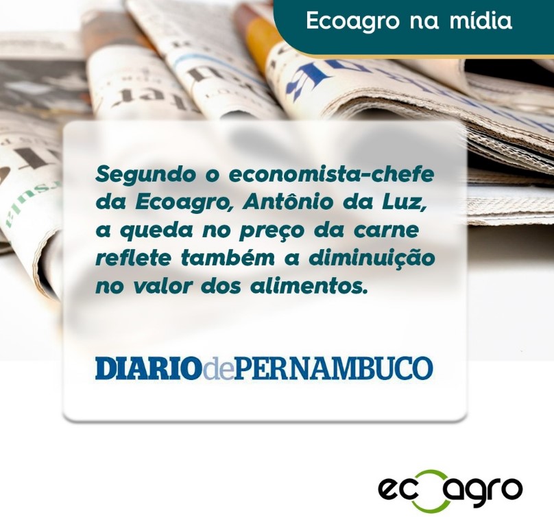 Antonio da Luz fala sobre crescimento no consumo de alimentos para Diário de Pernambuco